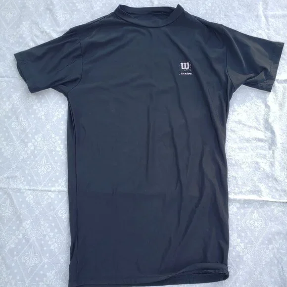 Wilson Men's Athletic Shirt - Black - Size Small